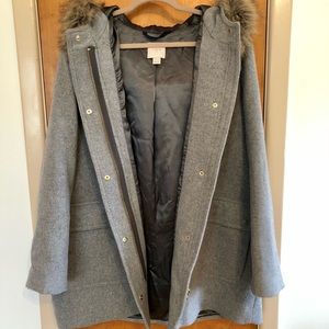 Jcrew Vail Parka, Grey